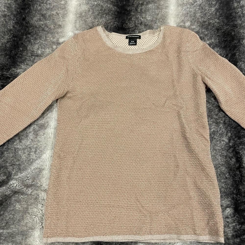 Club Monaco Chic pale pink Sweater